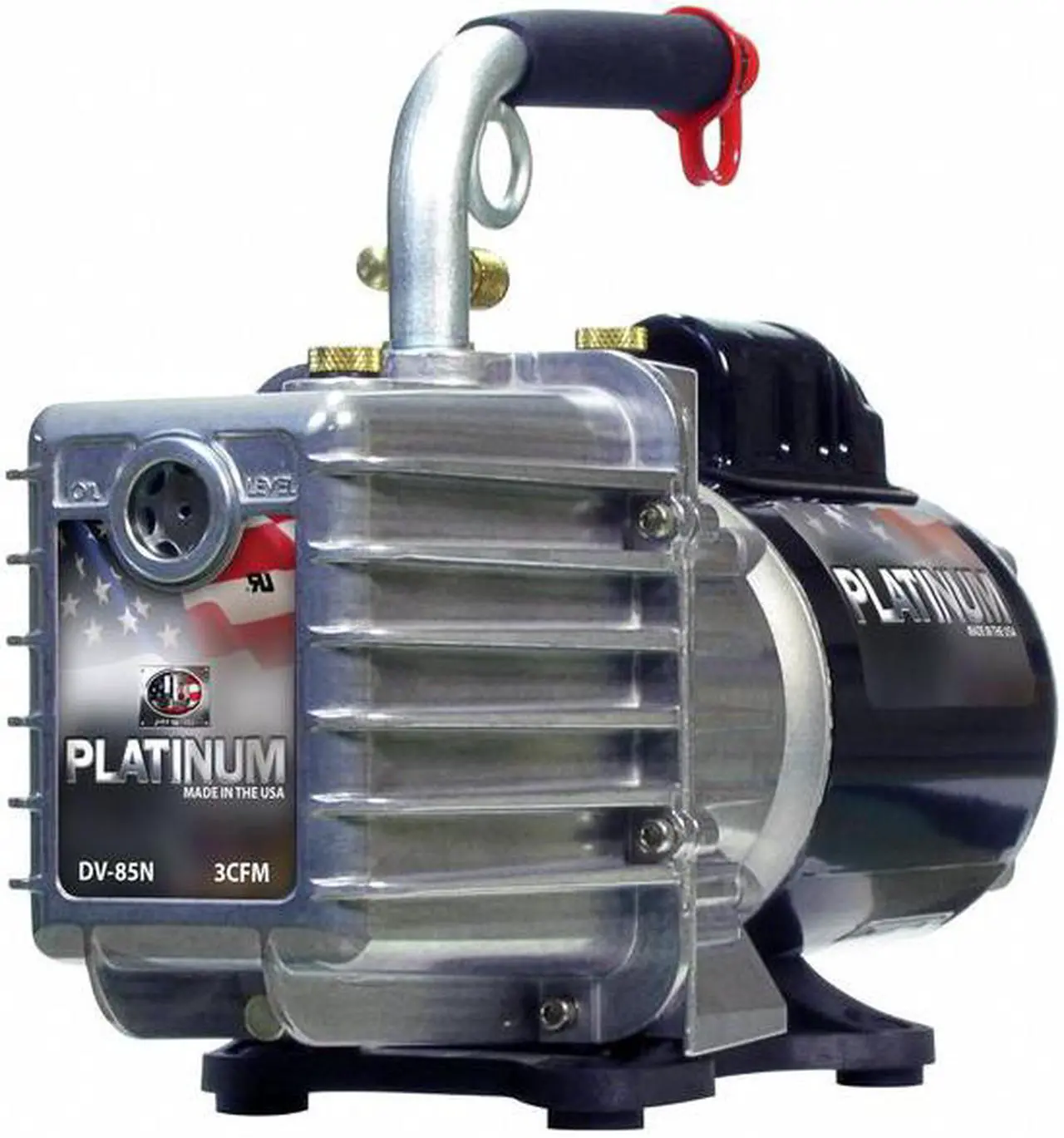 Alt view image 3 of 3 - JB INDUSTRIES DV-85N Platinum Refrig Evacuation Pump,3.0 cfm,6 ft.