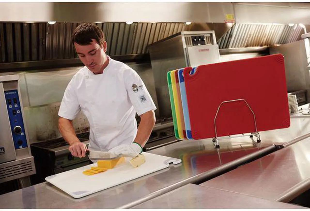 Alt view image 4 of 4 - SAN JAMAR CBG1218KCGR Cutting Board Set,12x18,6 Boards