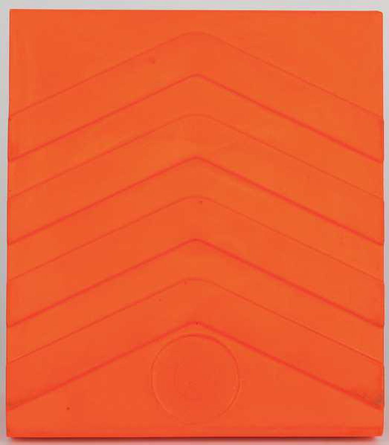 Alt view image 4 of 6 - Wheel Chock,6-1/4 In H,Urethane,Orange MONSTER MOTION SAFETY BY CHECKERS UC1700