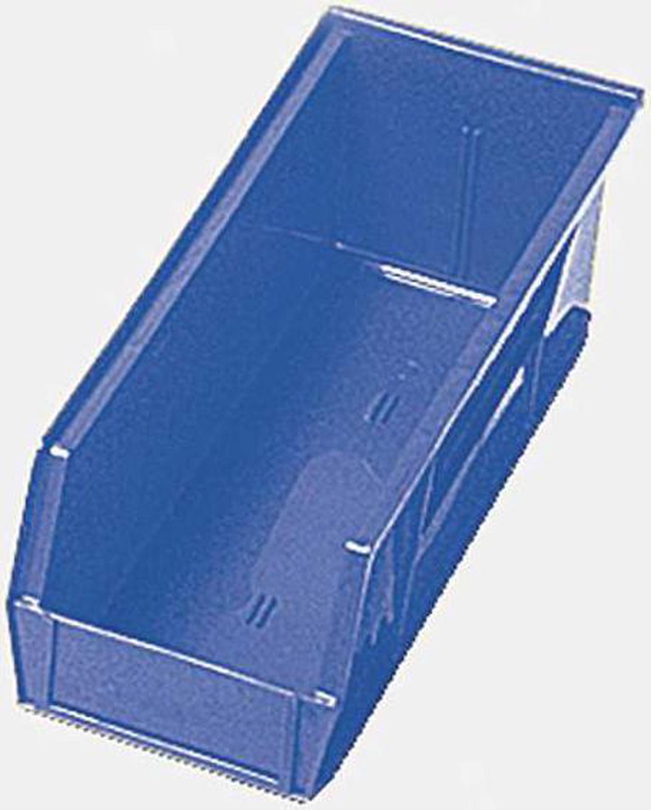 Alt view image 3 of 6 - QUANTUM STORAGE SYSTEMS QSB101BL Blue Shelf Bin, 11-5/8"L x 4-1/8"W x 4"H