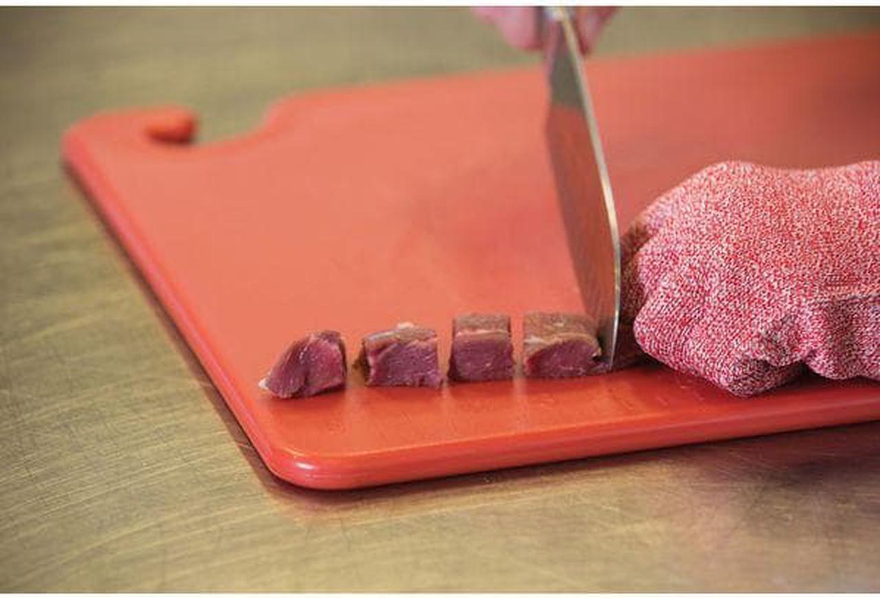Alt view image 4 of 6 - SAN JAMAR CB121812RD Cutting Board,12x18,Red
