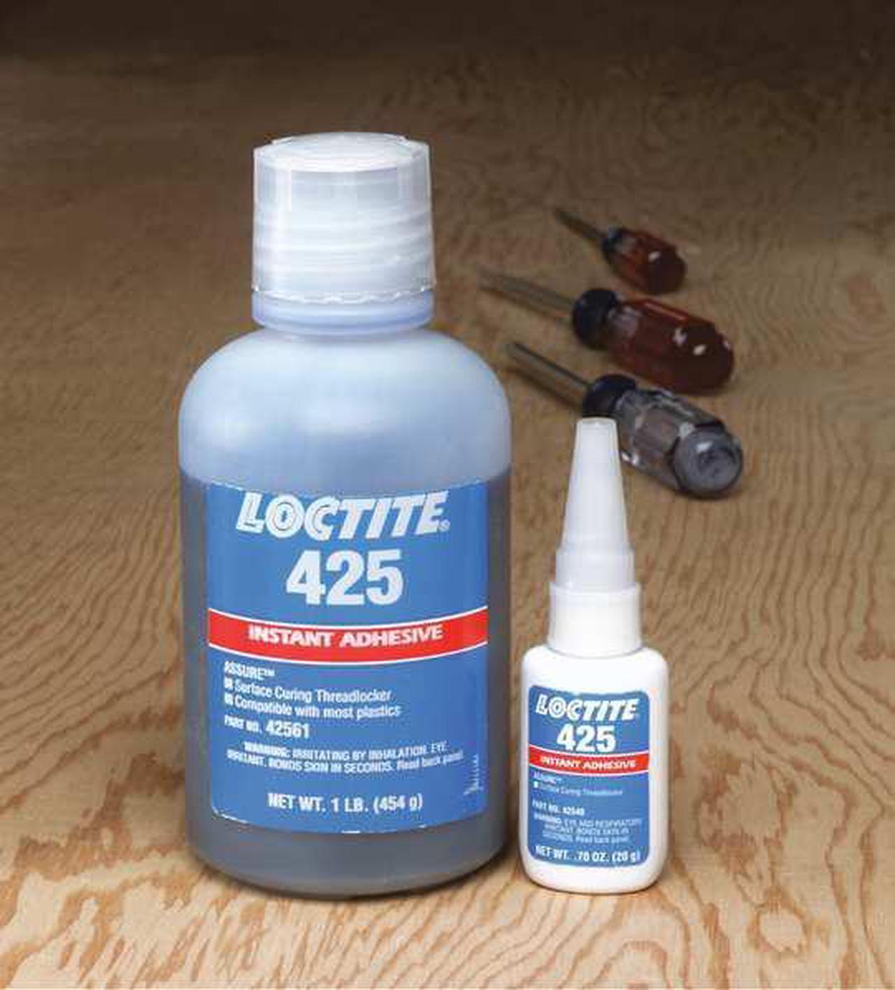 Alt view image 5 of 5 - LOCTITE 135461 Plastic Threadlocker, LOCTITE 425 Assure, Blue, Medium Strength,