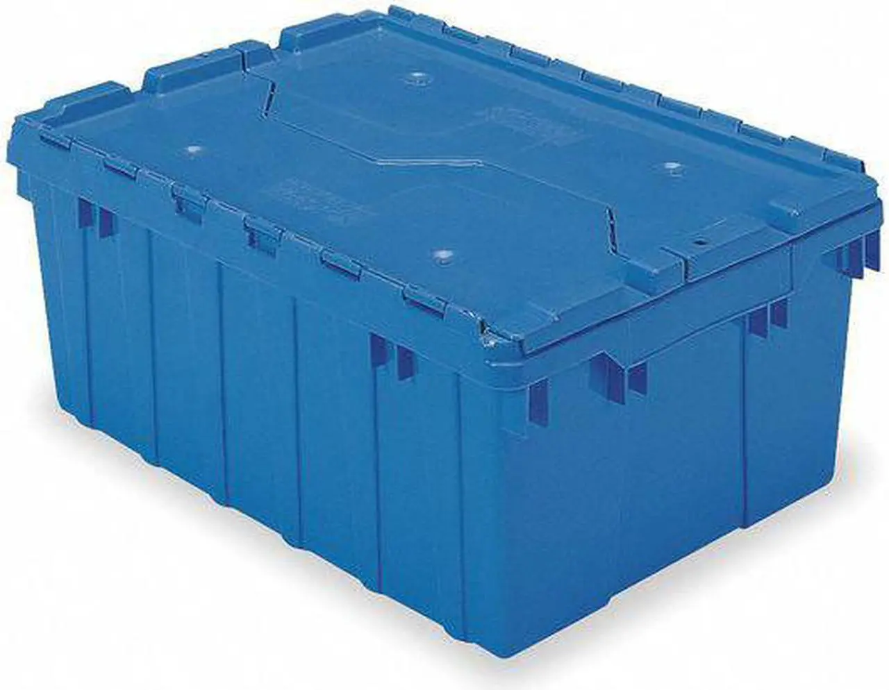 Alt view image 3 of 4 - AKRO-MILS 39120BLUE Attached Lid Container, 12 gal, 21 1/2 in L, 15 1/4 in W,