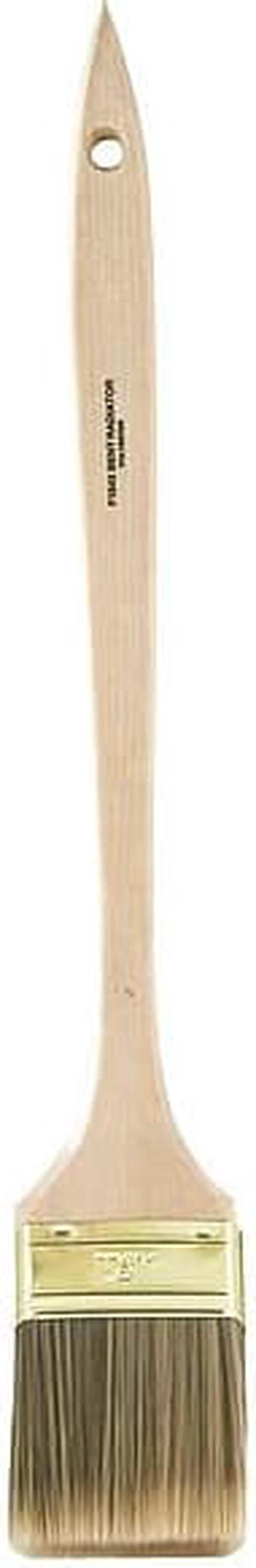 Alt view image 3 of 3 - WOOSTER F1843 3" Bent Radiator Soft, Polyester Bristle, Paint Brush, Wood Handle