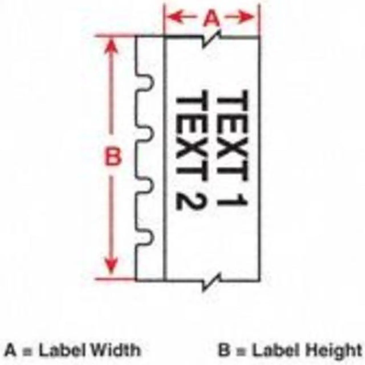 Alt view image 5 of 6 - BRADY MC-375-422 Label Cartridge, Black on White, Labels/Roll: Continuous