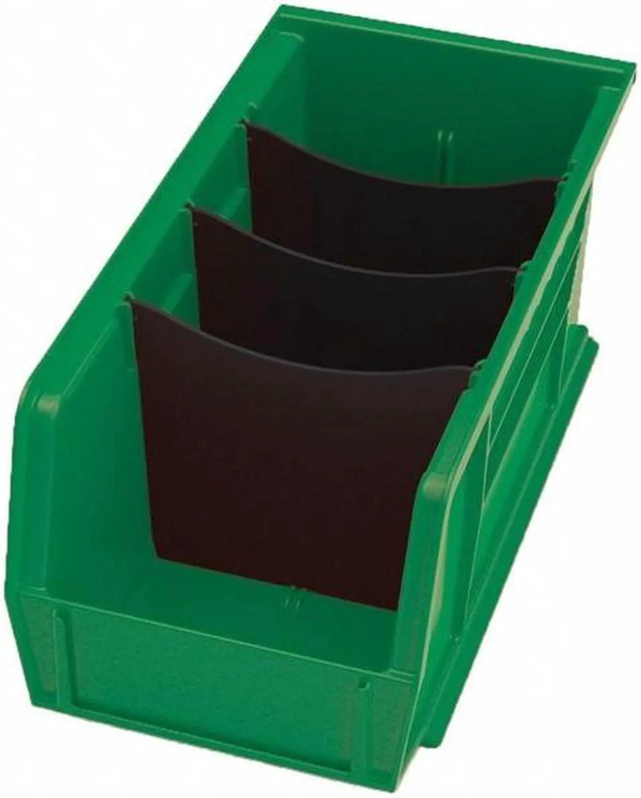 Alt view image 5 of 6 - AKRO-MILS 41230 Plastic Divider, Black, 4 11/16 in L, 4 5/16 in H, 6 PK