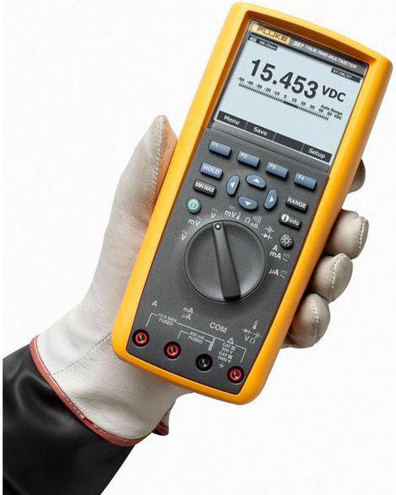 Alt view image 7 of 7 - FLUKE FLUKE-287/FVF Digital Multimeter, 1,000 V Max DC, 0 V Max AC, TRMS,