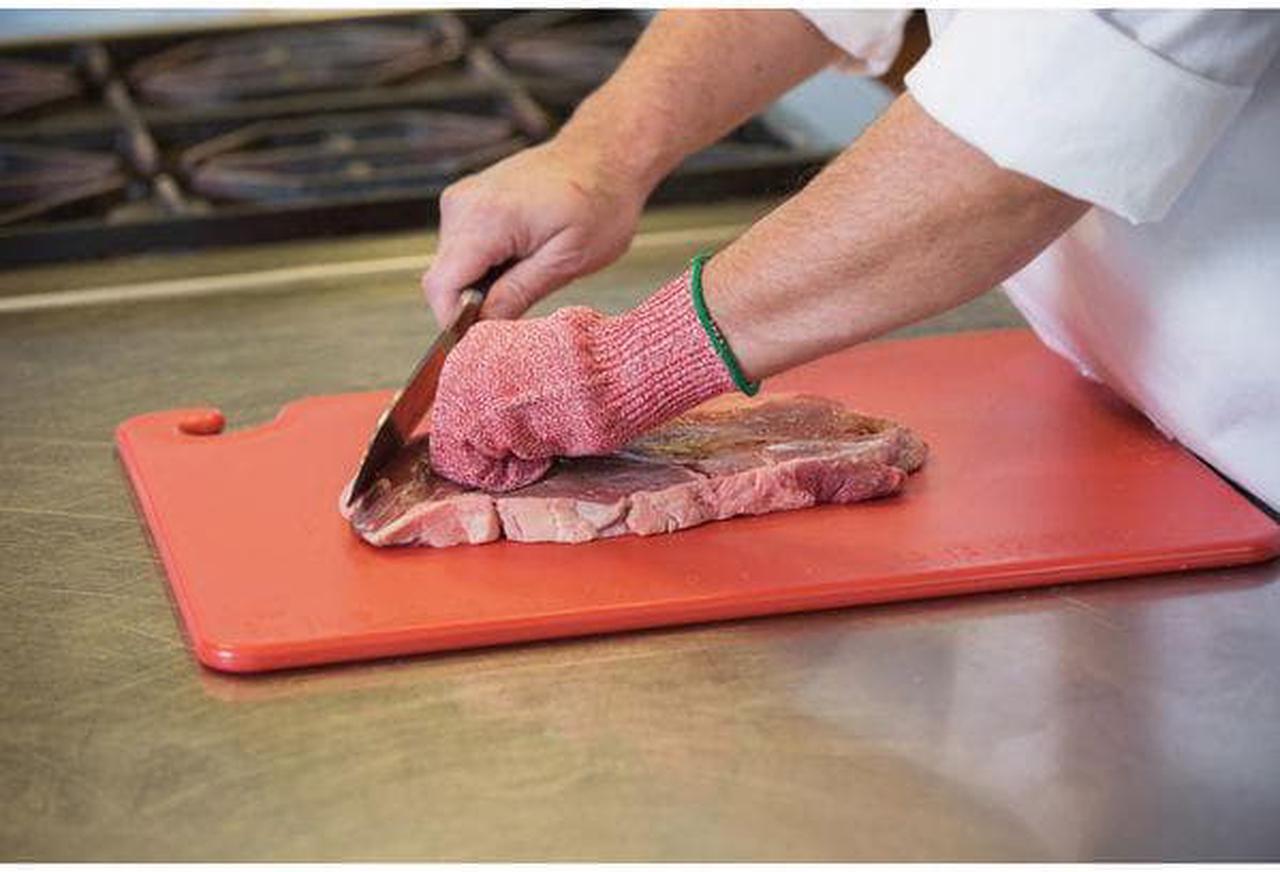 Alt view image 3 of 6 - SAN JAMAR CB121812RD Cutting Board,12x18,Red