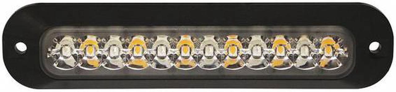 Alt view image 2 of 2 - ECCO ED3755AC Warning Light,LED,Amber/Clear