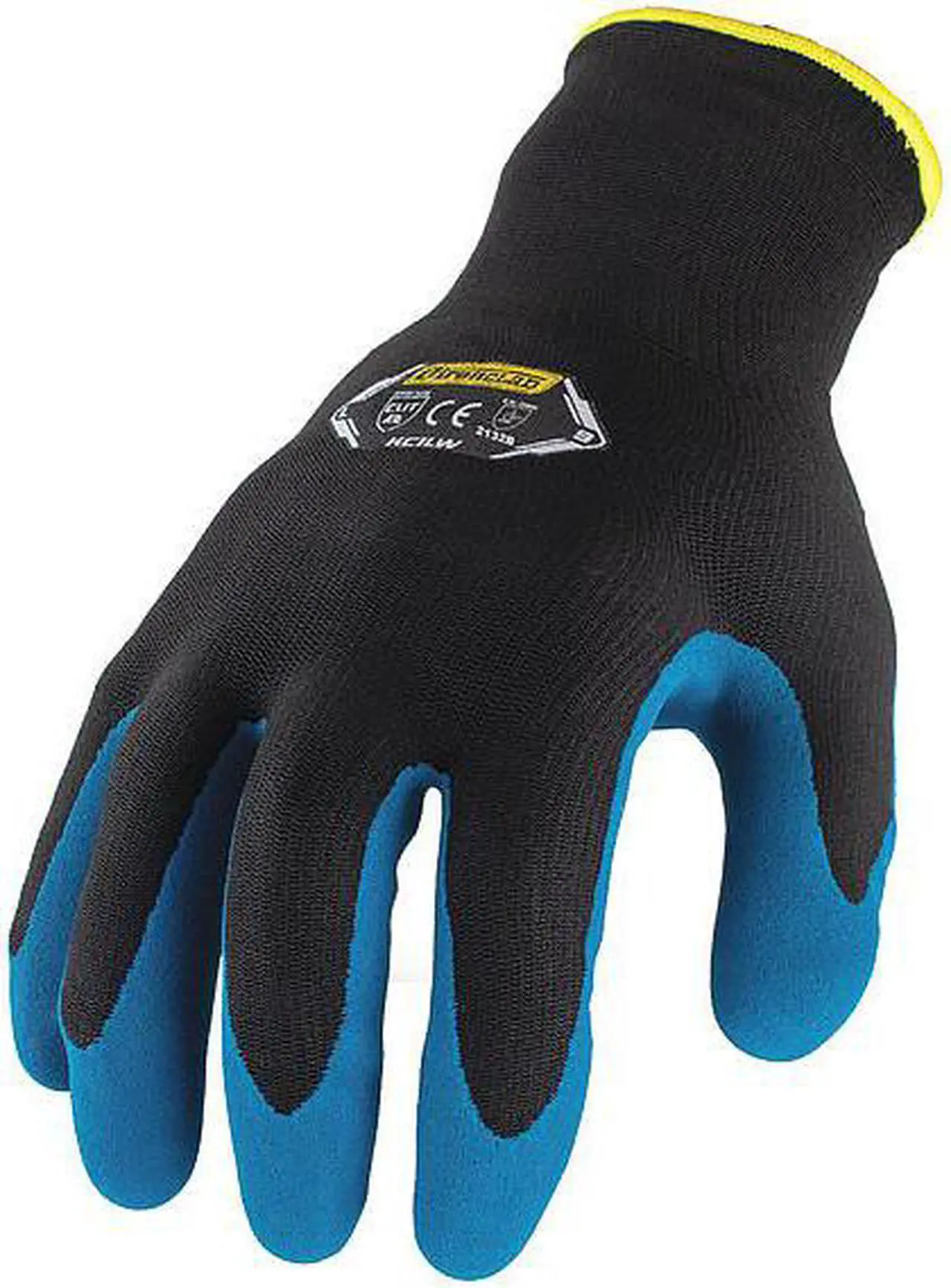 Alt view image 3 of 3 - IRONCLAD PERFORMANCE WEAR KC1LW-03-M Coated Gloves, Nylon/Latex Palm, Acrylic