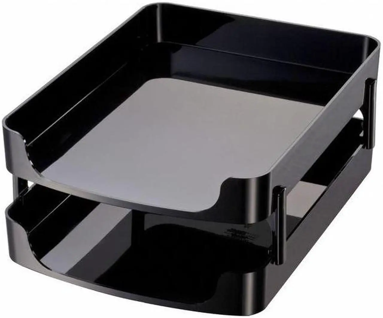 Alt view image 8 of 8 - Officemate Tray,Letter Trays W/Su,Bk 22236
