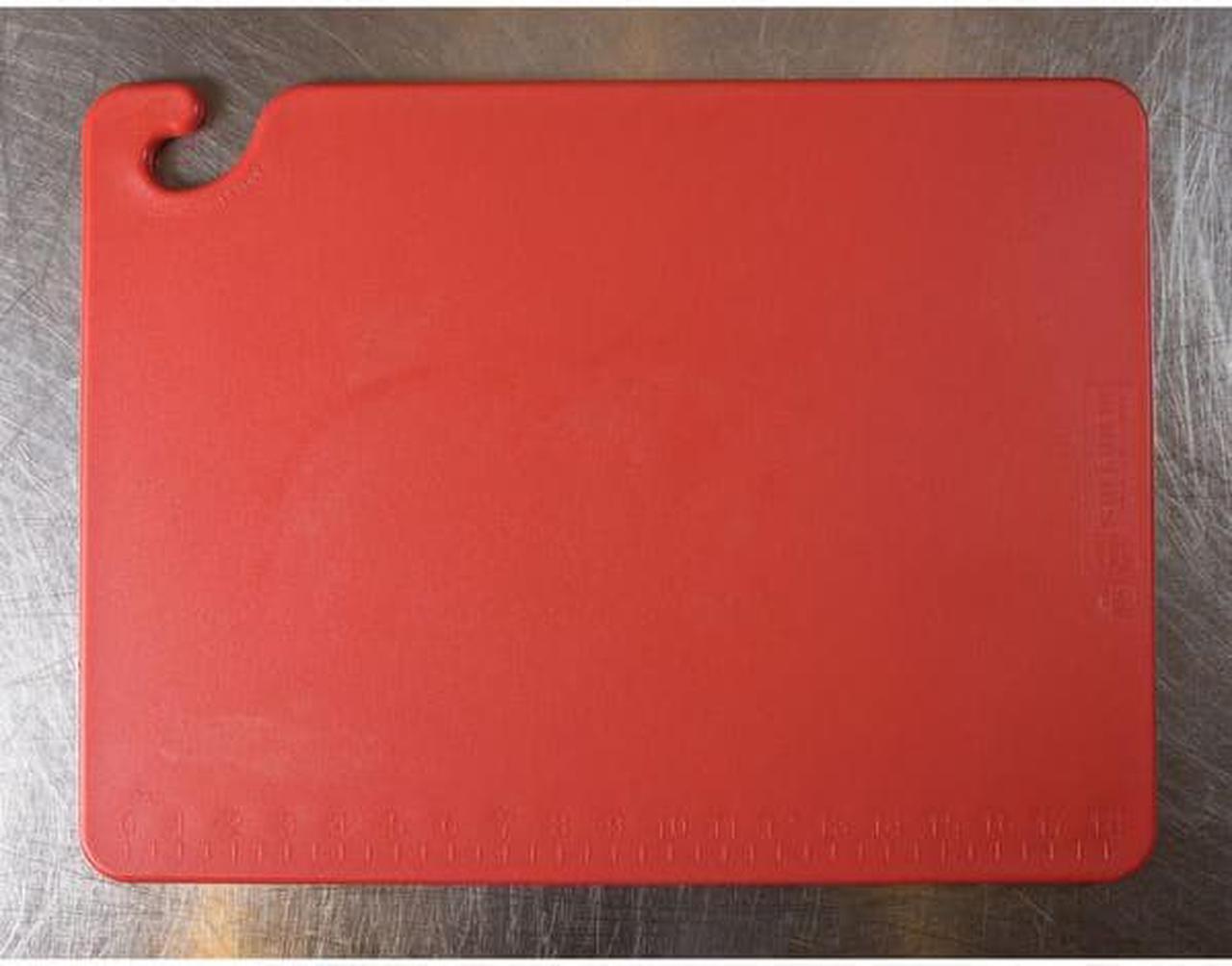 Alt view image 6 of 6 - SAN JAMAR CB121812RD Cutting Board,12x18,Red