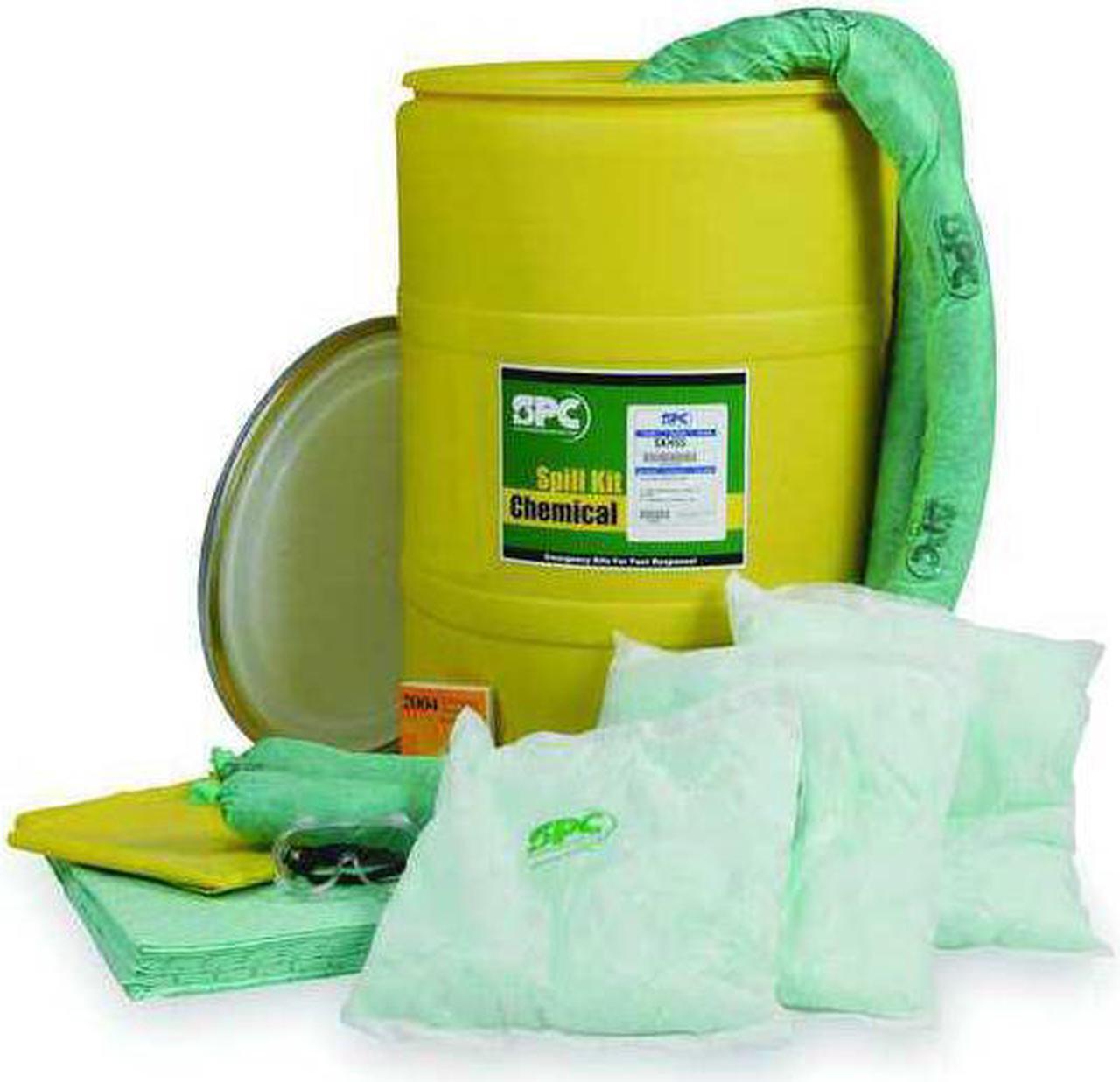 Alt view image 5 of 5 - BRADY SPC ABSORBENTS SKA-55 Spill Kit, Universal, Yellow