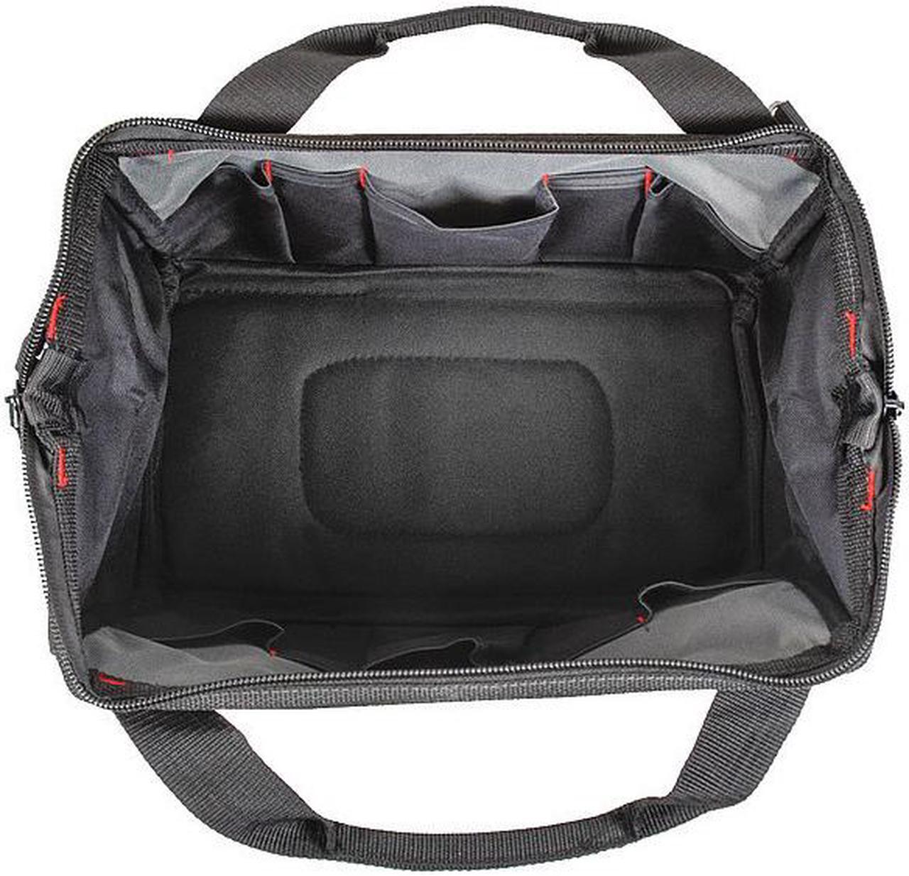 Alt view image 2 of 2 - WESTWARD 32PJ36 Tool Bag, Black, Polyester, 21 Pockets