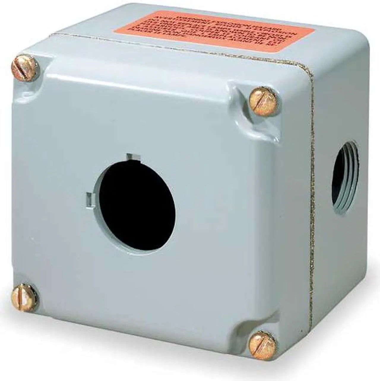 Alt view image 3 of 3 - SCHNEIDER ELECTRIC 9001KY4 Pushbutton Enclosure,30mm,4 Holes,Al