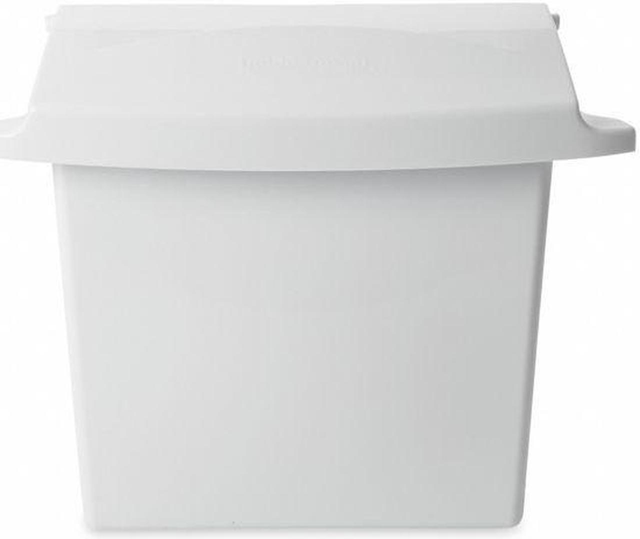 Alt view image 5 of 6 - Rubbermaid Plastic Sanitary Napkin Receptacle, 12-1/2" Height, 1 EA FG614000WHT