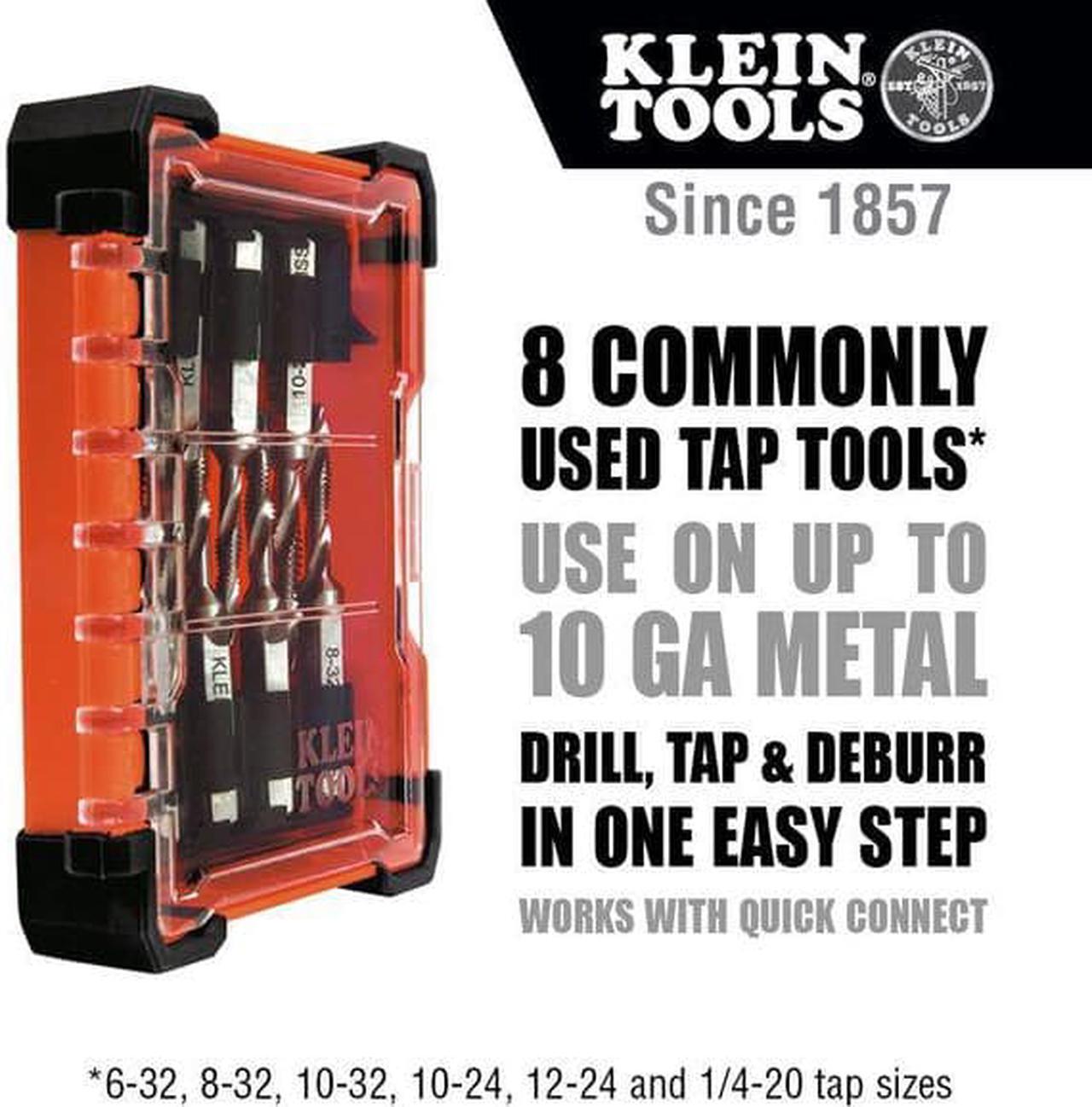 Alt view image 4 of 7 - Klein Tools Drill Tap Tool Kit