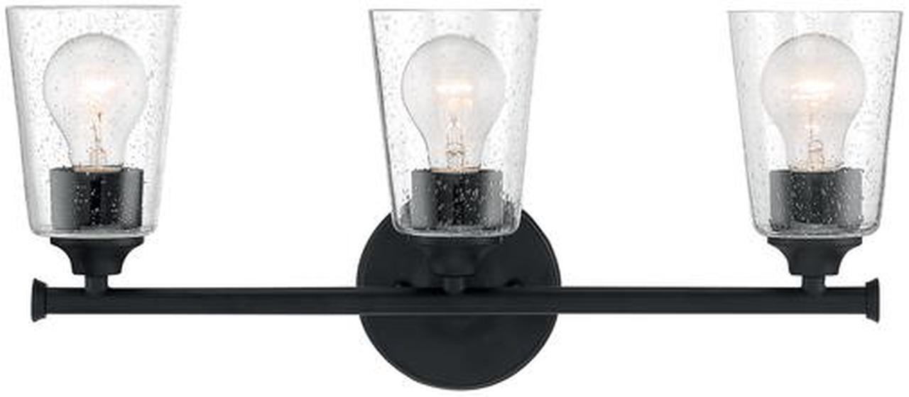 Alt view image 3 of 4 - NUVO 60/7283 Fixture, Vanity, 3-Light, Incandescent, 60W, 120V, A19, Medium