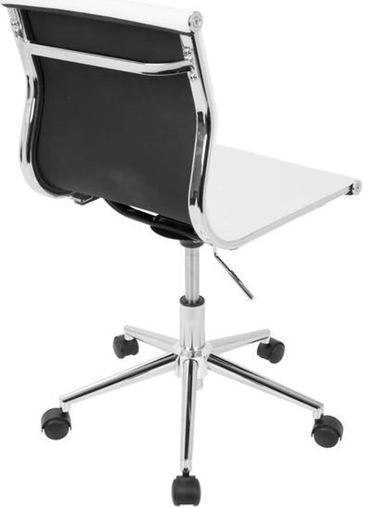Alt view image 7 of 17 - Master Armless Adjustable Task Chair in White
