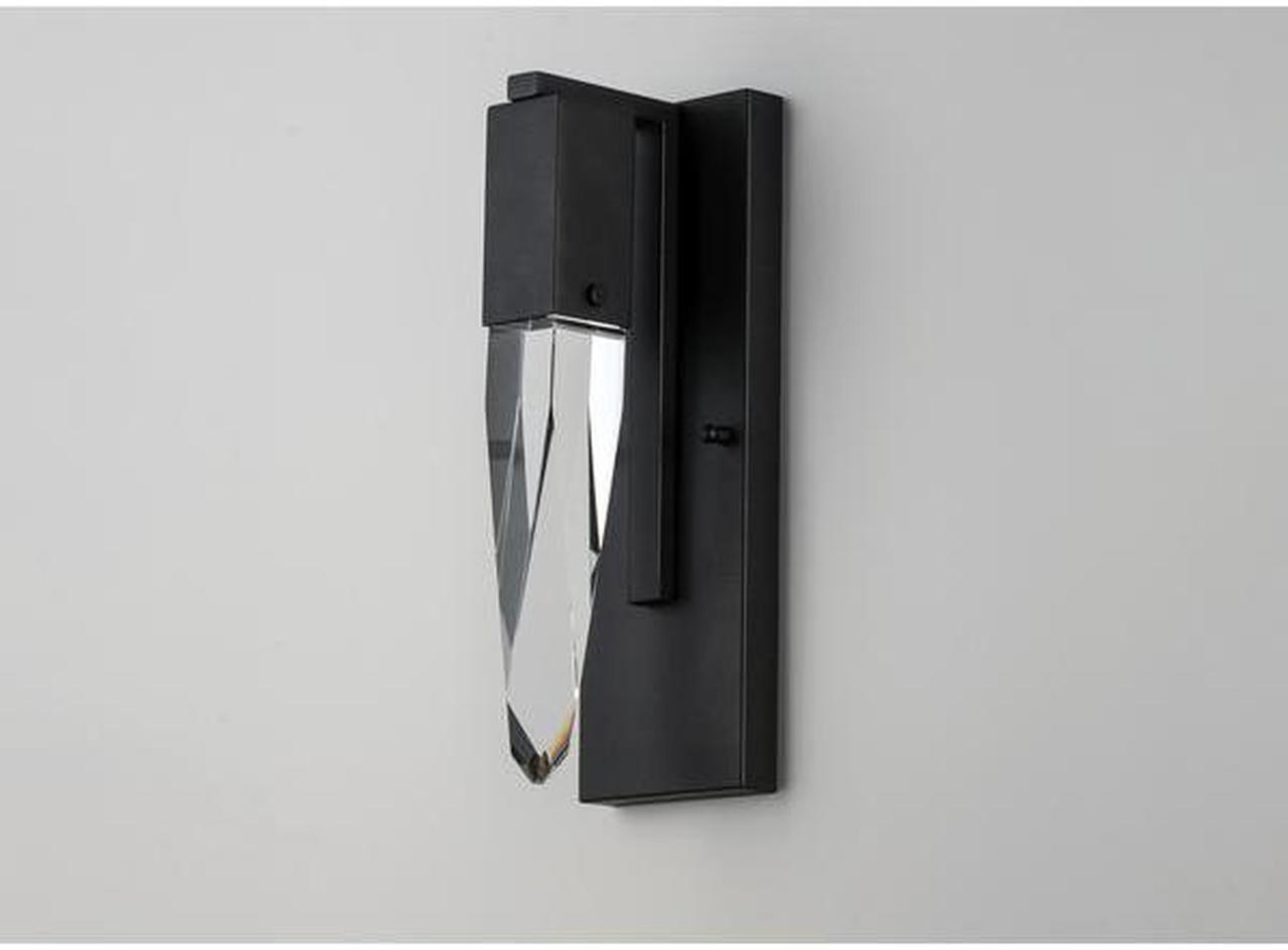 Alt view image 2 of 3 - ET2 E31240-20BK Quartz 1-Light 4.75" Wide Black Vanity Light