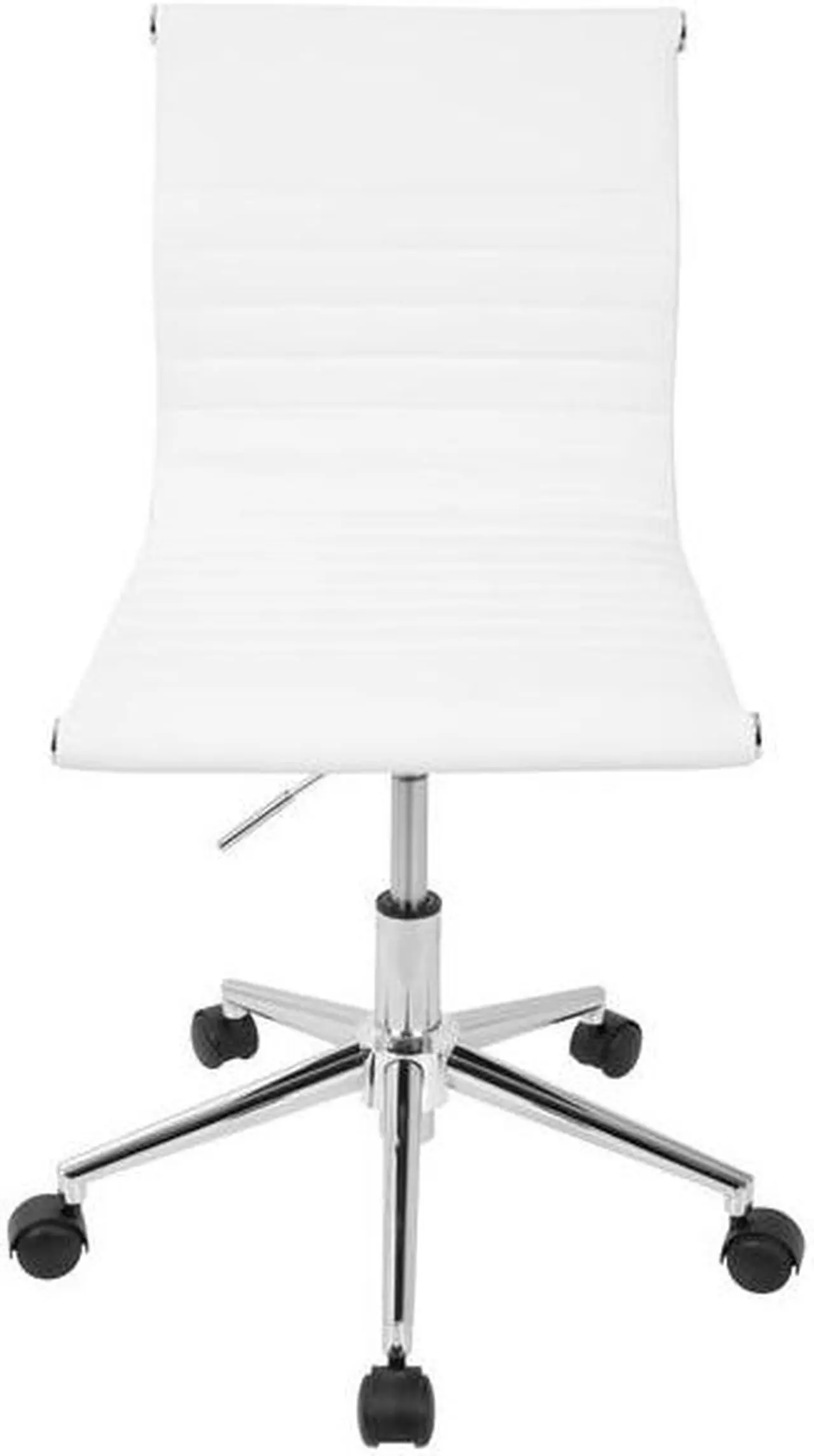 Alt view image 9 of 17 - Master Armless Adjustable Task Chair in White