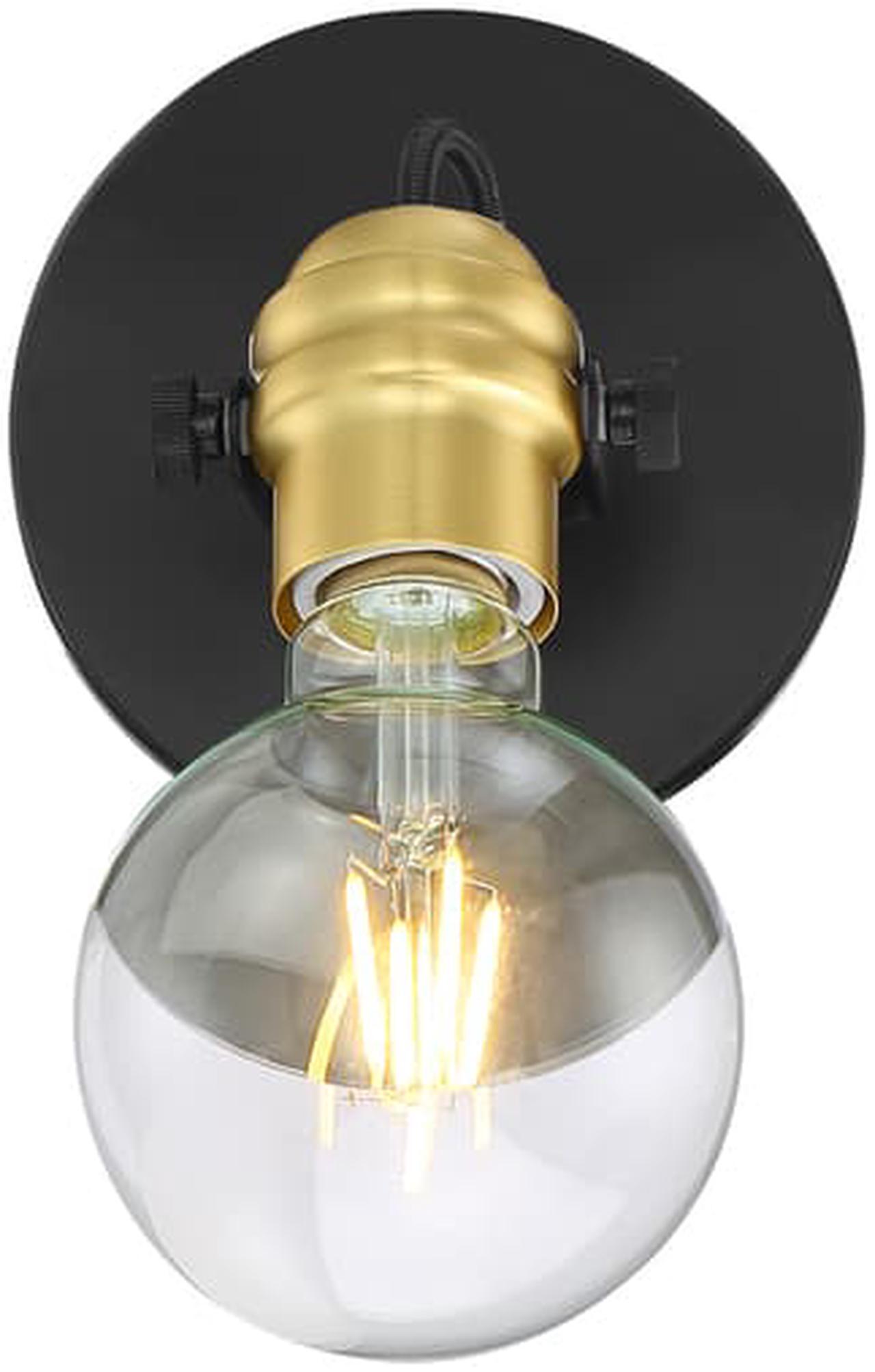 Alt view image 3 of 4 - NUVO 60/6981 Fixture, Indr Sconce, 1-Lght, Incandescent, 60W, 120V, A19, Medium