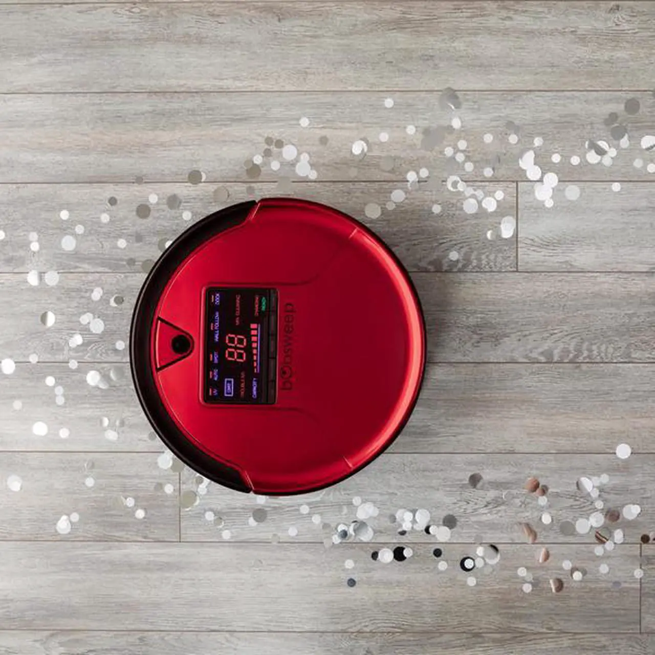 Alt view image 17 of 20 - bObsweep PetHair Robotic Vacuum Cleaner and Mop, Rouge