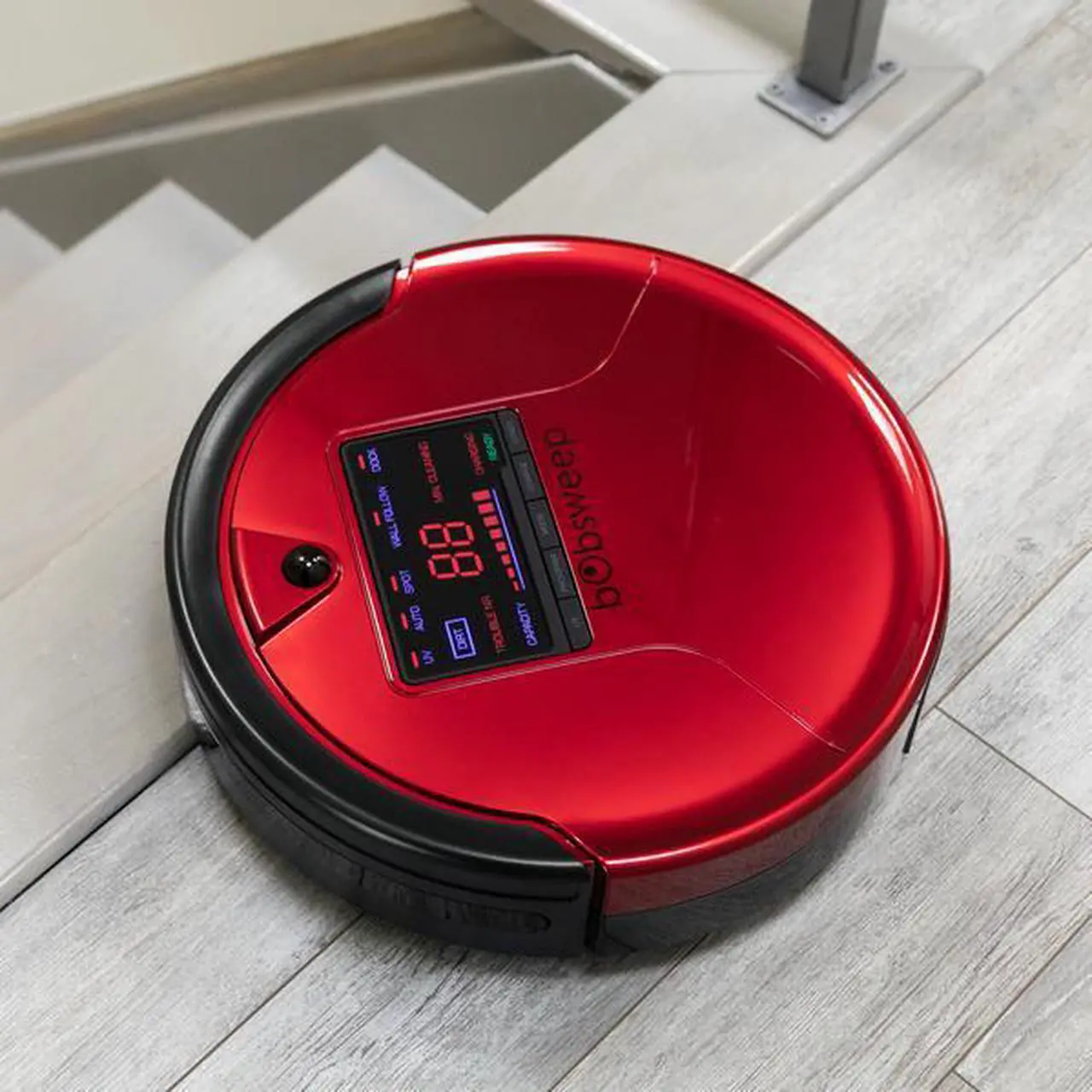 Alt view image 18 of 20 - bObsweep PetHair Robotic Vacuum Cleaner and Mop, Rouge
