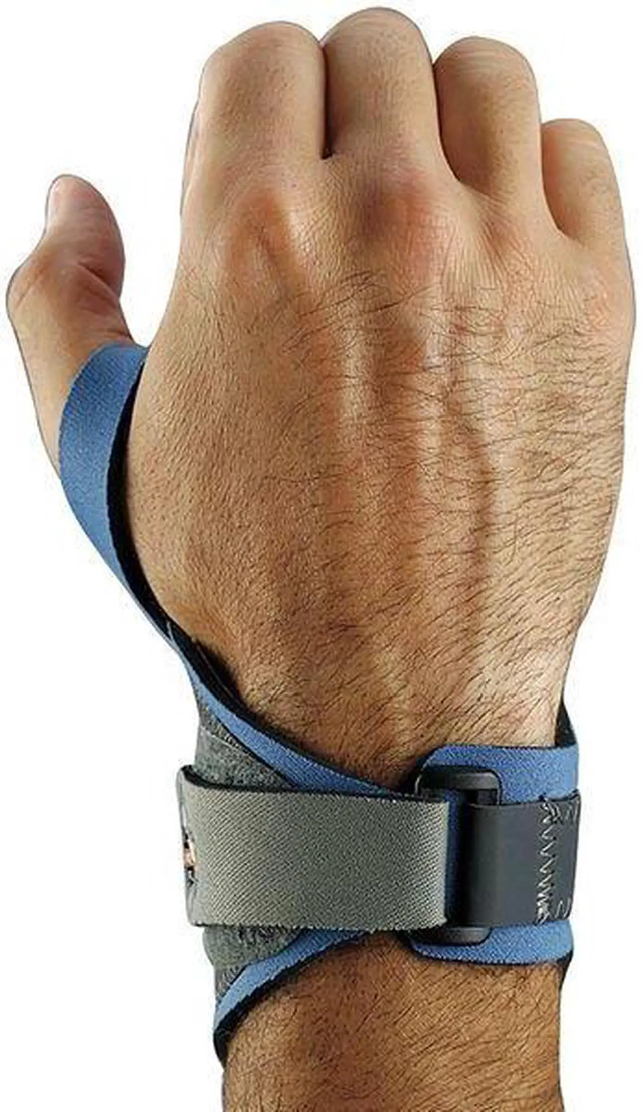 Alt view image 4 of 5 - ERGODYNE 4020 Wrist Support, 2XL, Left, Blue