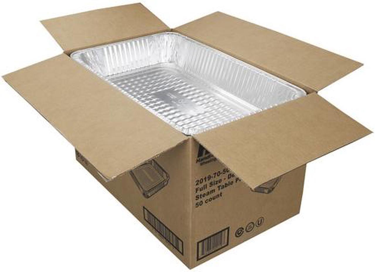 Alt view image 6 of 9 - Handi-Foil Of America Steam Table Aluminum Pan Full-Size 3 3/16" Deep 50/Carton