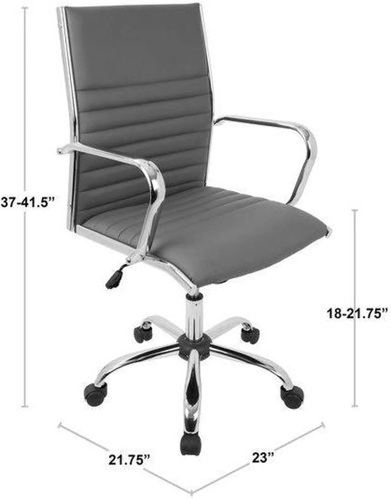 Alt view image 5 of 12 - Lumisource OFC-AC-MSTR W Master Office Chair - White