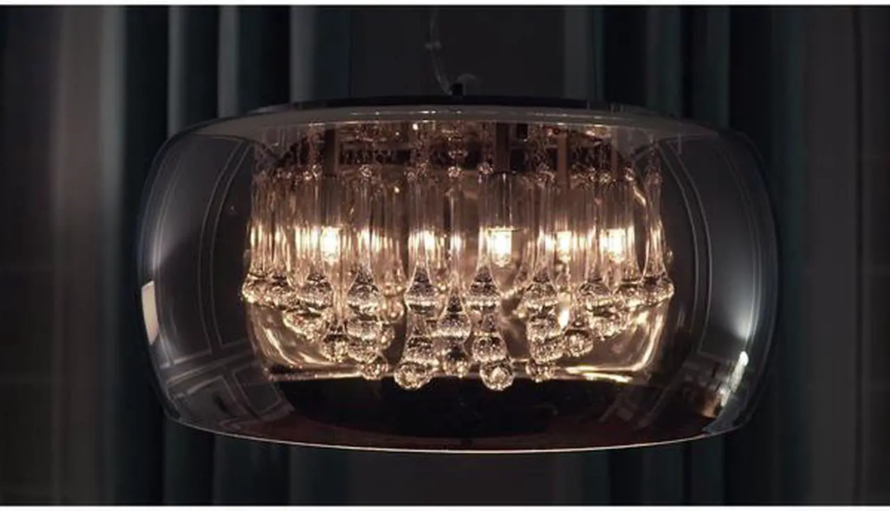 Alt view image 3 of 4 - ET2 E21200-10PC Sense 5-Light 15.75" Wide Polished Chrome Flush Mount Light