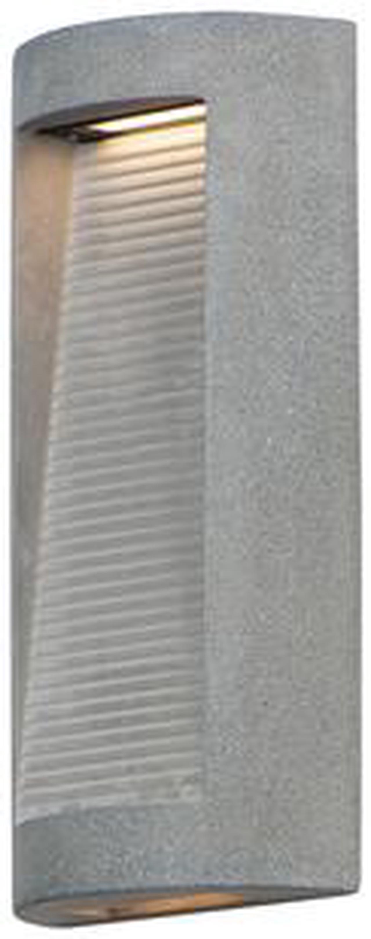 Main image of ET2 E14382-GSN Boardwalk 2-Light 7.75" Wide Greystone Wall Sconce