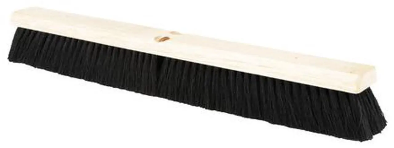 Alt view image 13 of 20 - Boardwalk Floor Brush Head 2 1/2" Black Tampico Fiber 24" 20224