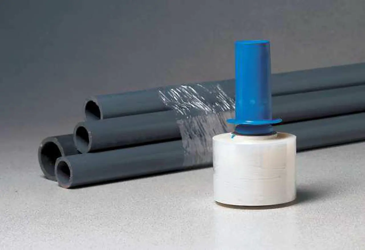 Alt view image 2 of 3 - ZORO SELECT 15A896 Hand Stretch Wrap 5" x 650 ft., Cast Style, Clear