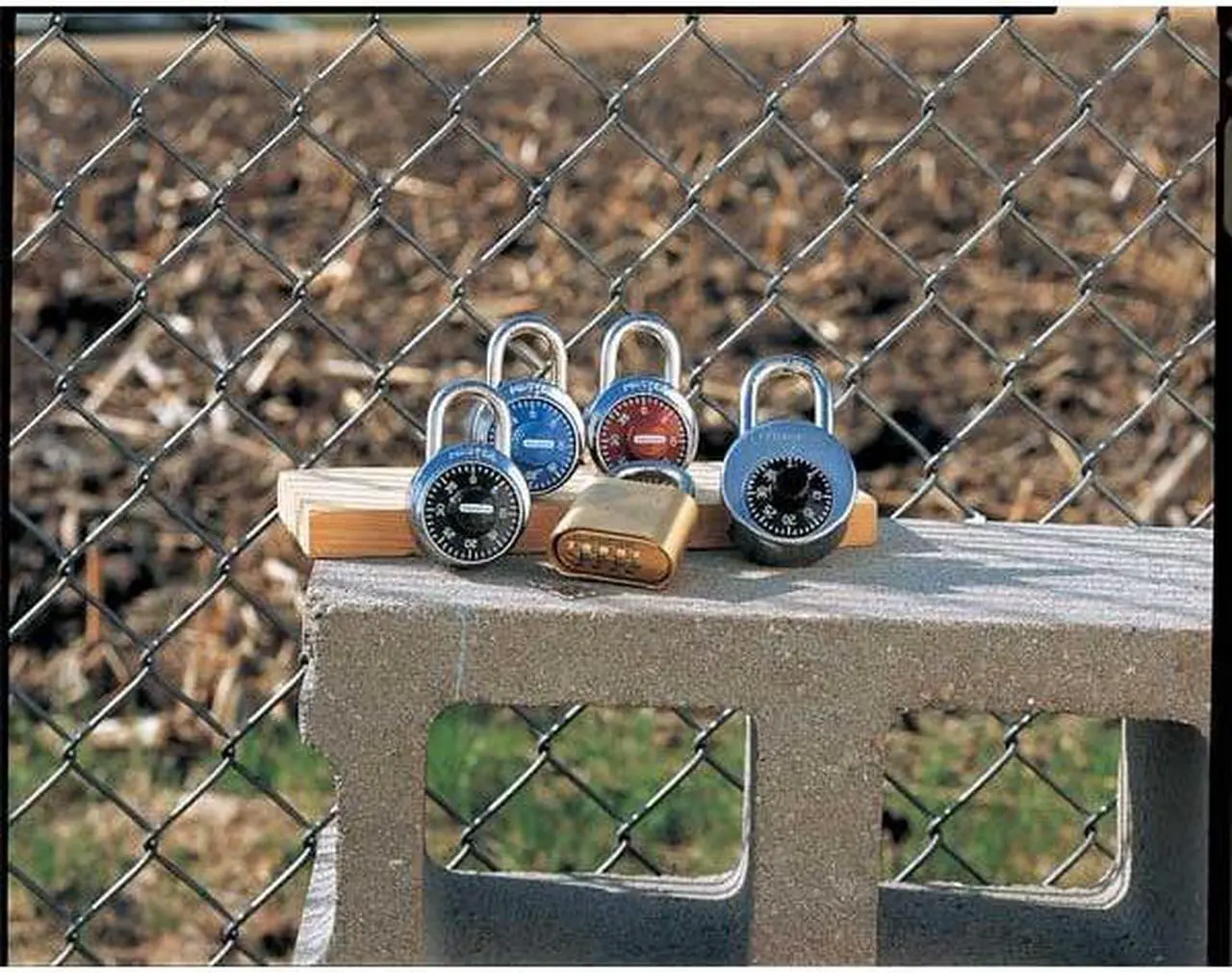 Alt view image 13 of 14 - Master Lock Combination Padlock,2 in,Round,Silver  1506D