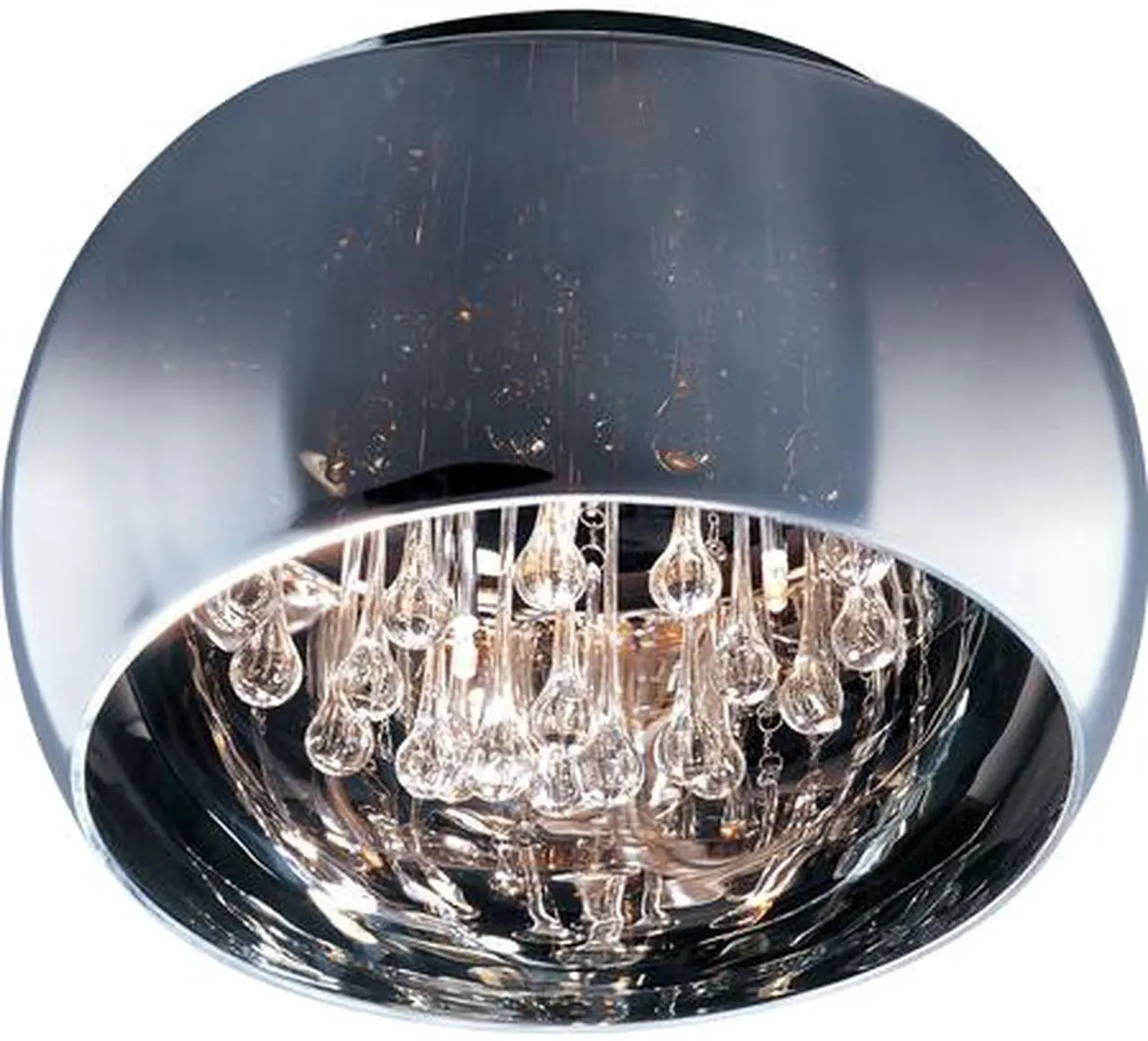 Main image of ET2 E21200-10PC Sense 5-Light 15.75" Wide Polished Chrome Flush Mount Light