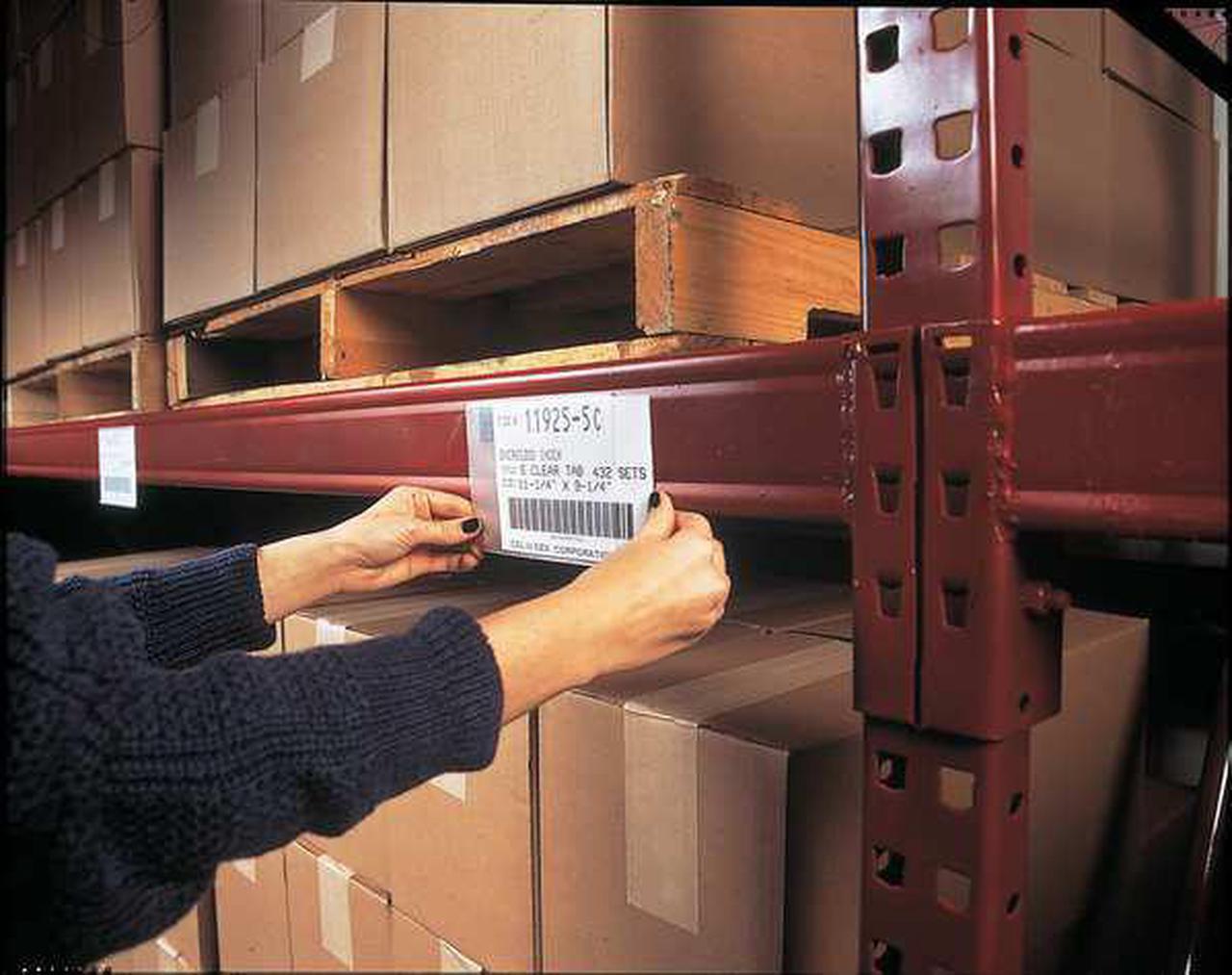 Alt view image 2 of 3 - HOL-DEX LI-46-2 Label Holder Inerts 2 Per Sheet,PK50