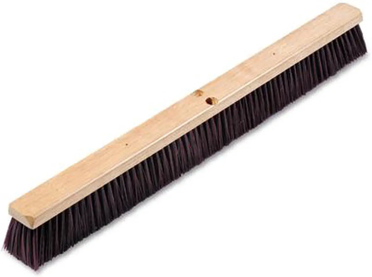 Alt view image 7 of 10 - Boardwalk Floor Brush Head 3 1/4" Maroon Stiff Polypropylene 36" 20336