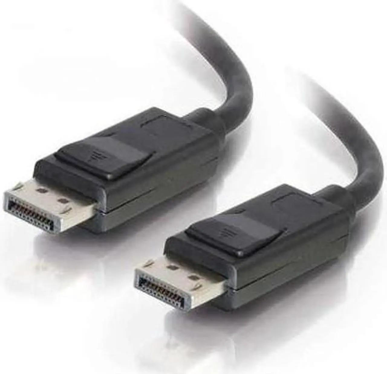 Alt view image 5 of 7 - C2G 54425 DisplayPort Cable with Latches M/M, 8K UHD Compatible - Digital Audio Video, Black (30 Feet, 9.14 Meters)