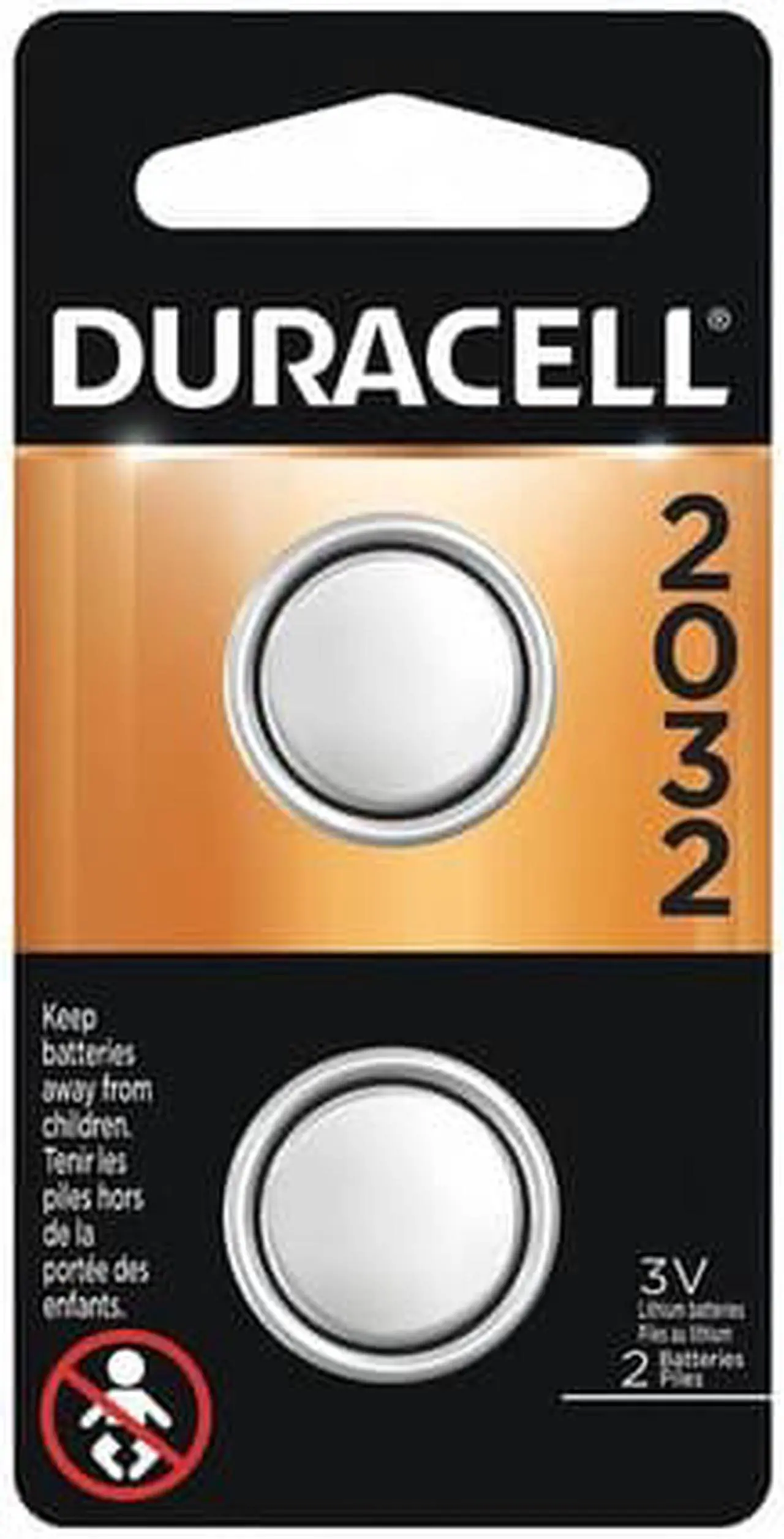Alt view image 18 of 20 - DURACELL DL2032B2PK Coin Cell,2032,Lithium,3V,PK2