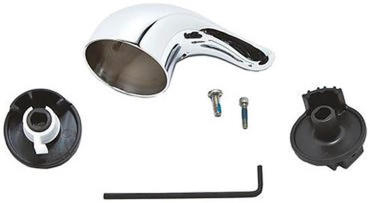 Main image of MOEN 100657 Shower Handle,Chrome,Single Lever