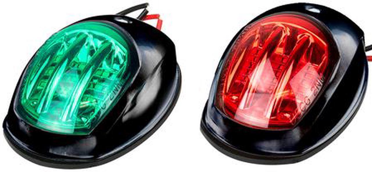 Alt view image 4 of 6 - Sea-Dog Black Led Navigation Lights - Port & Starboard