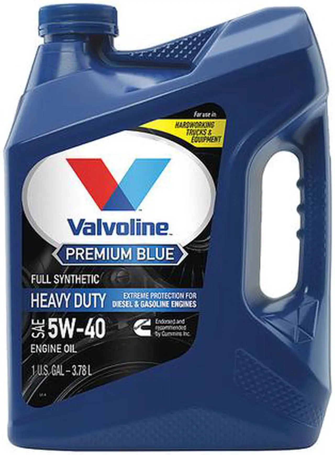 Alt view image 2 of 5 - Valvoline Full Synthetic Diesel Engine Oil, 1 gal. Jug, SAE Grade: 5W-40, Amber