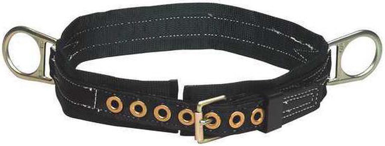 Alt view image 4 of 5 - HONEYWELL MILLER 124N/MBK Body Belt, 2 D-Rings, Hips Location, Stainless Steel,