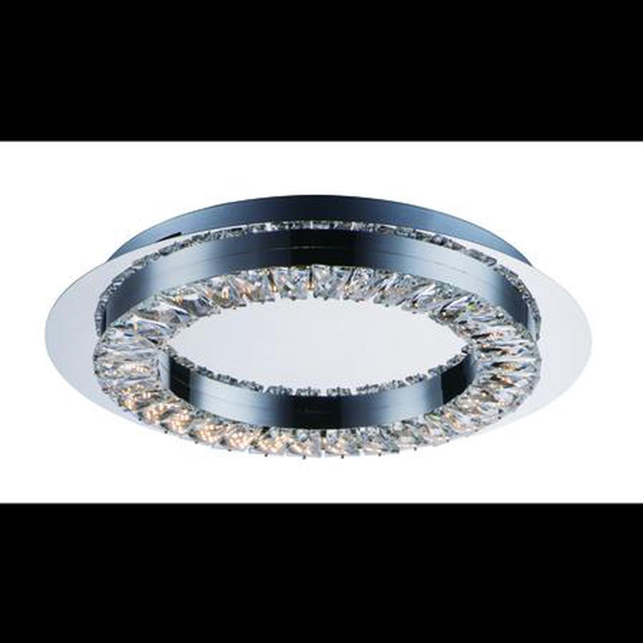 Alt view image 2 of 4 - ET2 E30561-20PC 17 in. Charm LED Flush Mount Ceiling Light, Polished Chrome