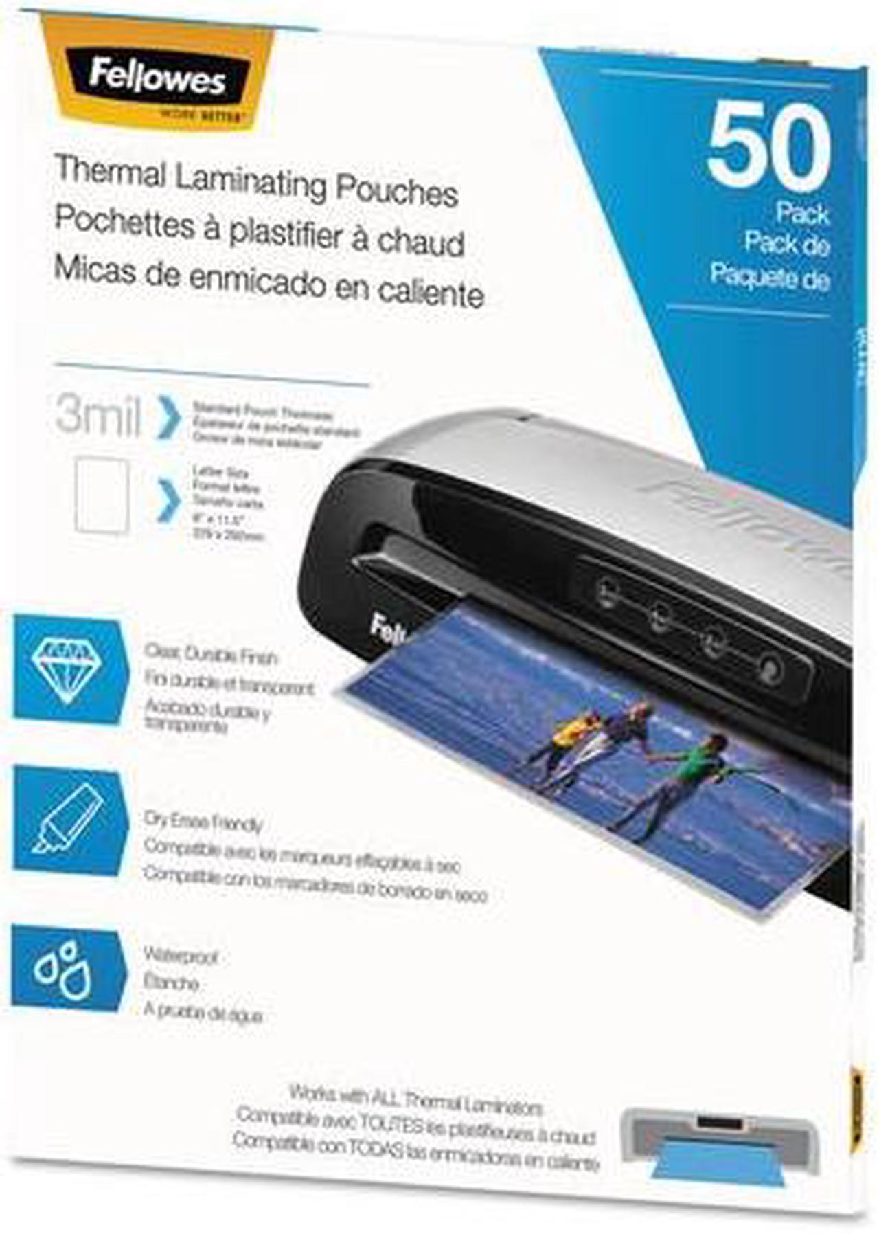 Alt view image 15 of 20 - FEL5744301 Fellowes Thermal Laminating Pouches, Letter, 3 mil, 50/Pack