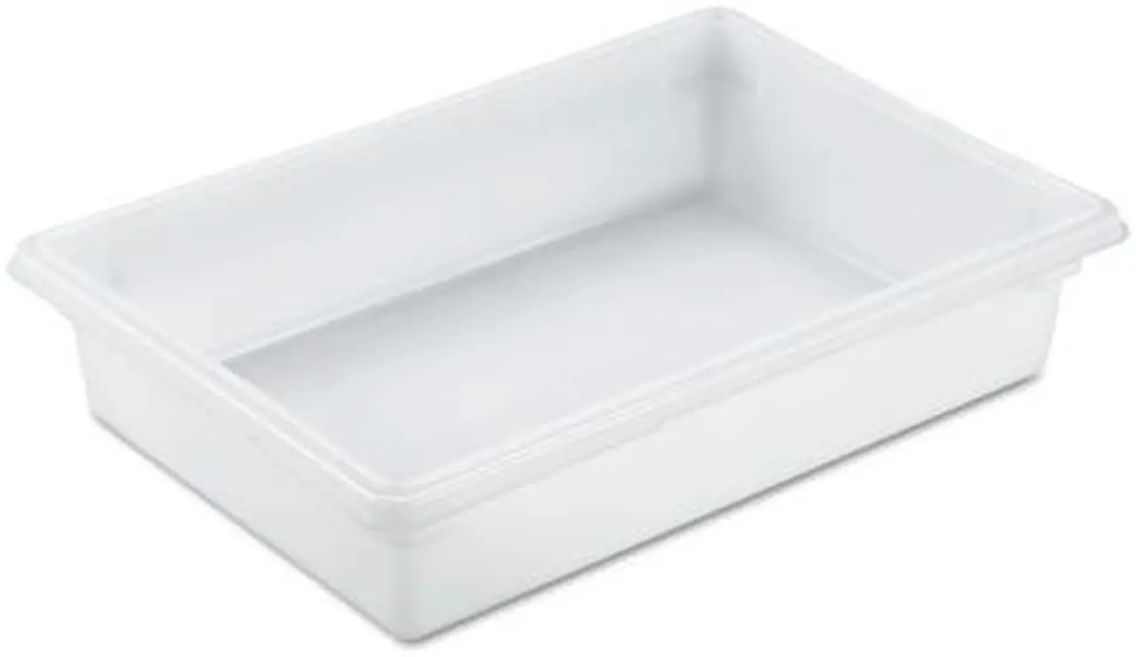 Alt view image 7 of 11 - Rubbermaid Commercial RCP 3508 WHI Food/Tote Boxes, 8.50 gal., White
