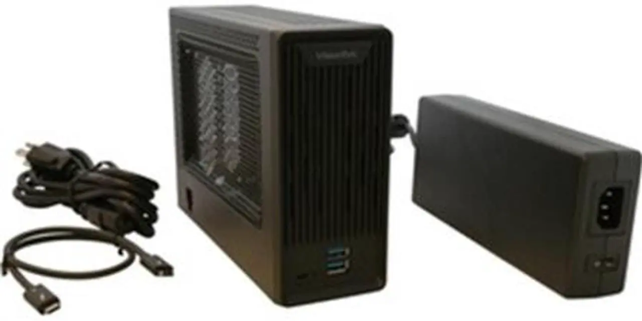 Alt view image 7 of 11 - VisionTek Thunderbolt 3 Mini eGFX - External GPU enclosure - Thunderbolt 3