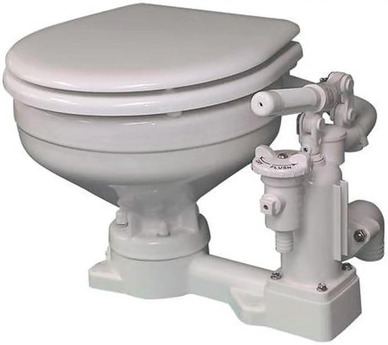 Alt view image 4 of 7 - RARITAN ENGINEERING RARITAN PH SUPERFLUSH TOILET WITH SOFT-CLOSE LID P101